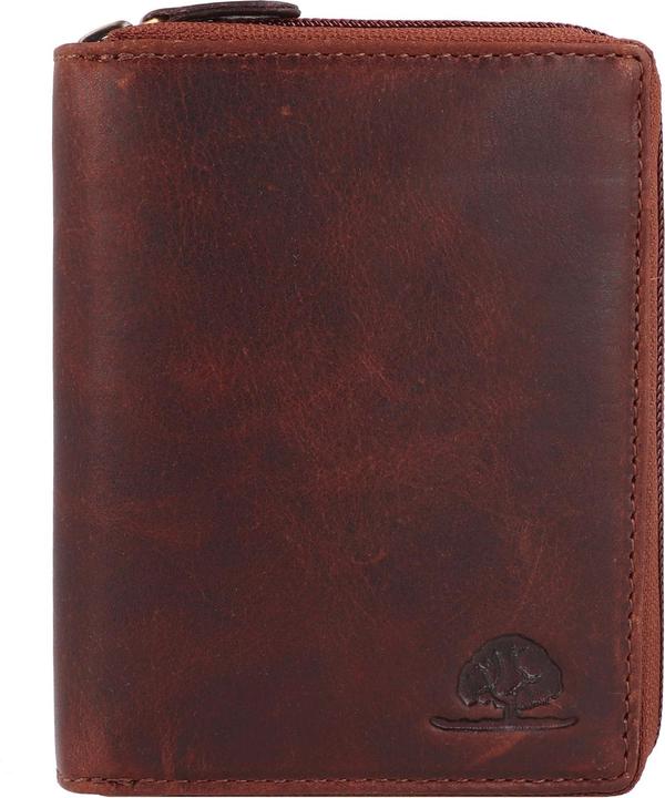Actual product image Greenburry Rugged wallet RFID protection leather 10 cm