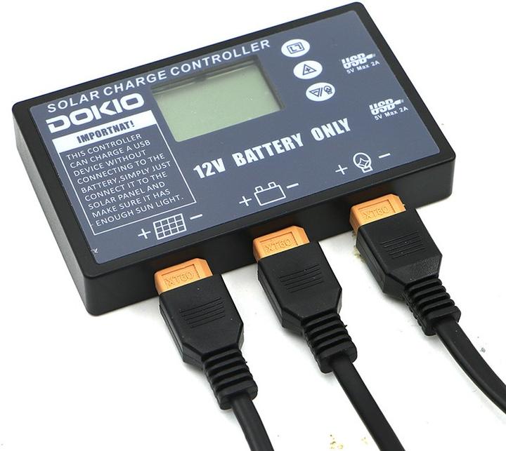 Image du produit Dokio Kit de panneaux solaires (160 W, 4.10 kg)