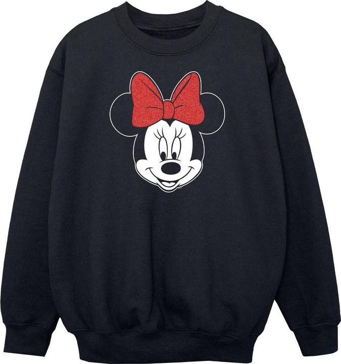 Produktbild Disney Girls Minnie Mouse Head Cotton Sweatshirt (152, 158)