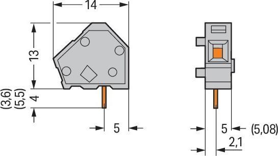 Produktbild Wago GDS-Einzelklemme