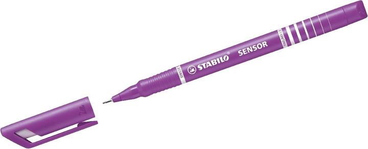 Image du produit STABILO SENSOR F Finliner avec taille-crayon à ressort (Purple, 1 x)