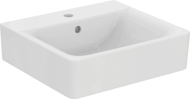 Image du produit Ideal Standard Lavabo Connect Cube 500mm E7138, 1 trou pour robinet (460 mm, 500 mm)