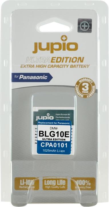 Actual product image Jupio Panasonic DMW-BLG10E ULTRA 1025 mAh (Rechargeable battery)