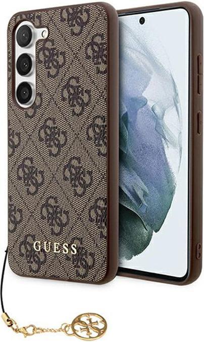 Actual product image Guess 4G Charms Case- brown (Samsung Galaxy S24+)