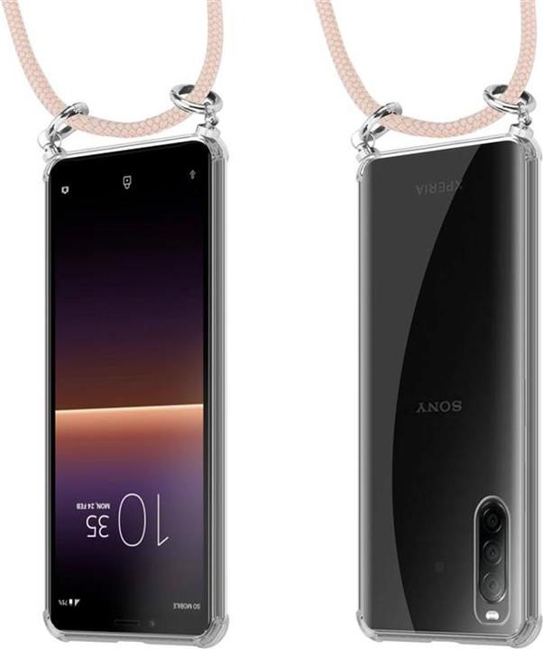 Produktbild Cadorabo TPU Handy Kette SILBER Cover