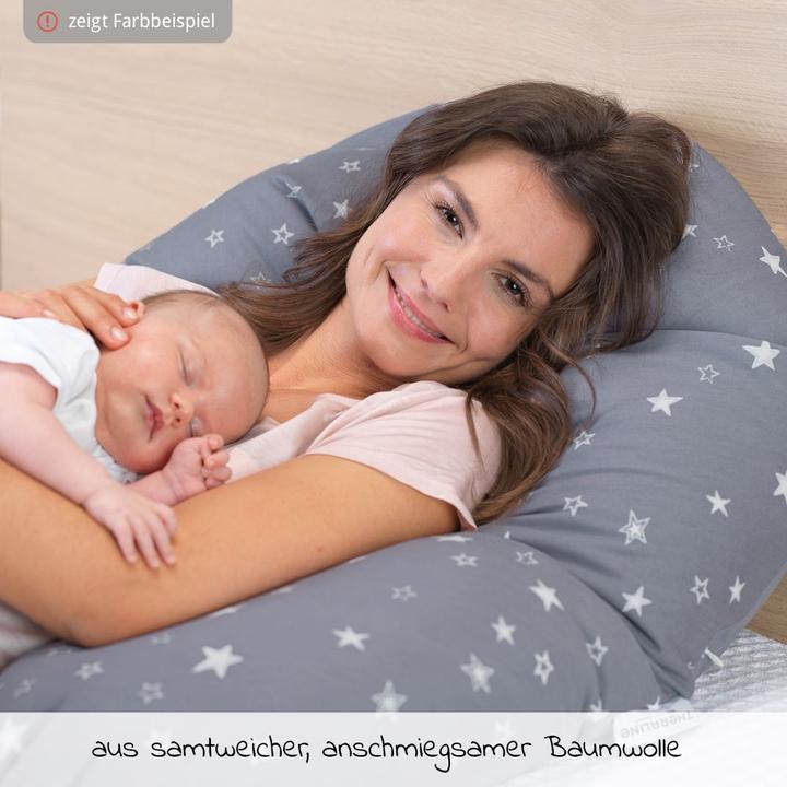 Image du produit Theraline Coussin d'allaitement "The Original" avec rembourrage en fibres creuses de polyester, y compris la (38 cm)