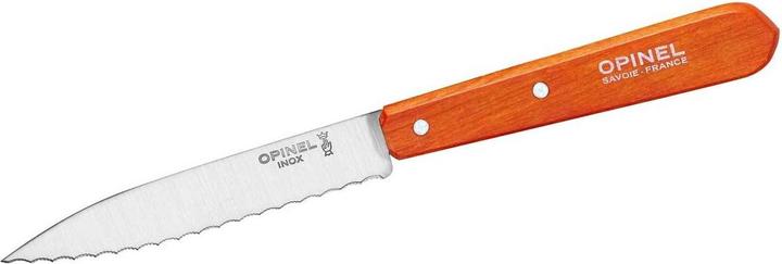 Actual product image Opinel 001921 Kitchen knife No. 113 Orange-coloured beech wood handle (9.40 cm)