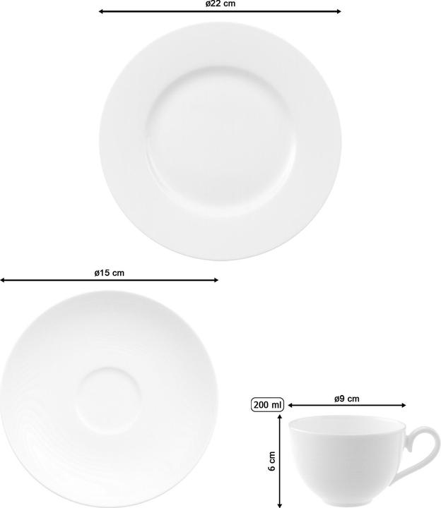 Produktbild Villeroy & Boch Kaffee-Set 18 tlg. Royal (18 Stück)