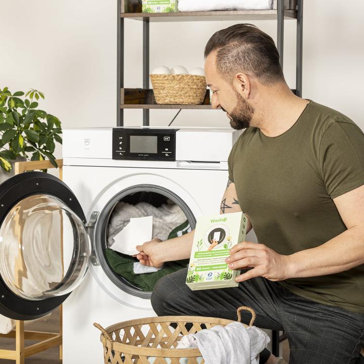 Actual product image Washo Washing strips (60 Washing cycles, Sheets)
