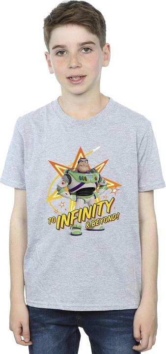 Actual product image Disney Boys Toy Story Buzz To Infinity T-Shirt (128)