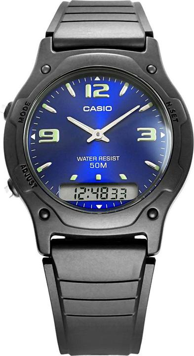 Casio Zegarek AW-49HE-2AVDF Dualzeit