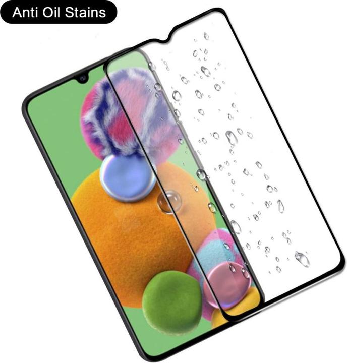 Actual product image Screenguard Samsung Galaxy A90 5G Full Screen Protective Glass Film 2.5D 9H (1 Piece, Samsung Galaxy A90 5G)