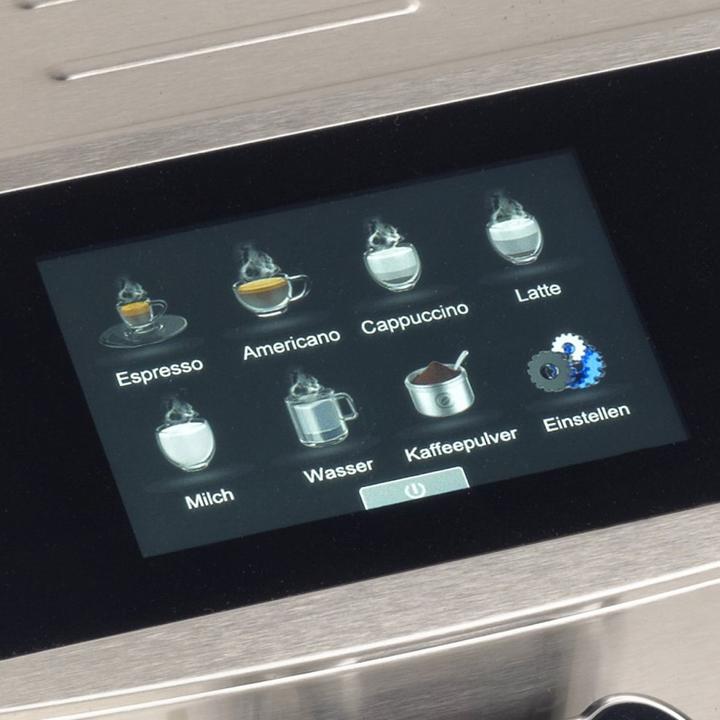 Actual product image Acopino Modena ONE TOUCH polished INOX black