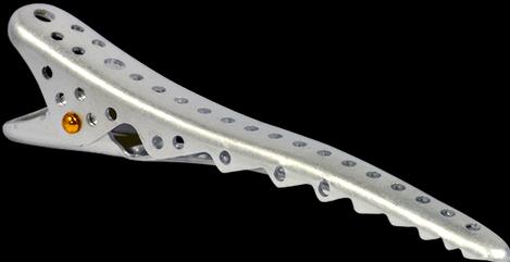Produktbild Y.S. Park Shark Clips silber 2 Stk. 106 mm (2 Stk.)