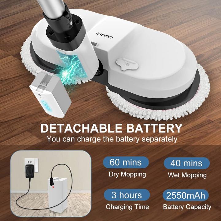 Produktbild Ogori Elektrischer Mopp mit 4 Pads
