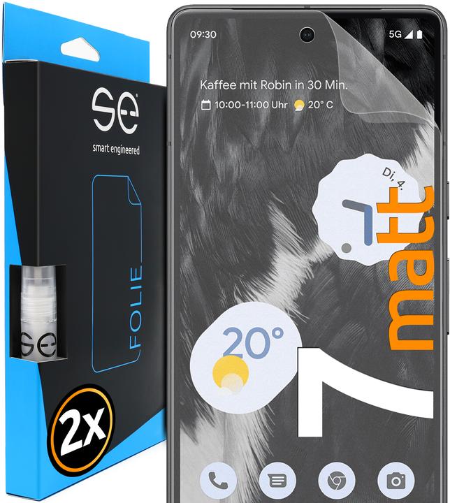 Actual product image Smart Engineered 3D Screen Protector (2 Piece, Google Pixel 7)