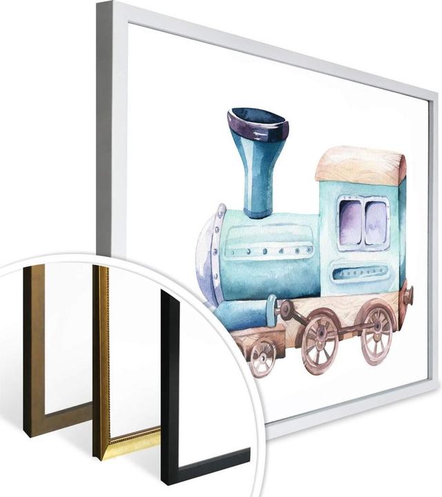 Produktbild Trenddeko Kvilis - Die Lokomotive (80 x 60 cm)