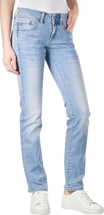 Actual product image G-Star Midge Straight Jeans Light Indigo Aged (W25/L32)