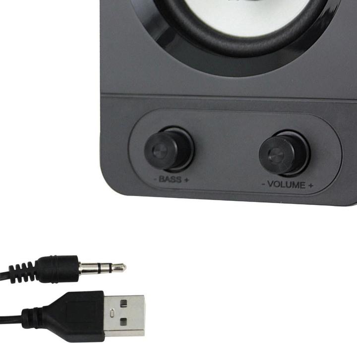 Produktbild Esperanza EGS107 Esperanza-Lautsprecher 2.1 USB-LED-Regenbogen-Sopran