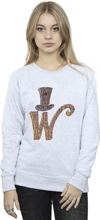 Produktbild Willy Wonka & the Chocolate Factory W Logo Hat Sweatshirt (4XL)