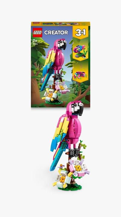 Immagine prodotto LEGO Pappagallo esotico rosa (31144, LEGO Creator 3-in-1)