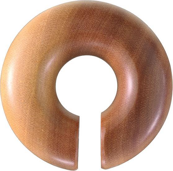 Produktbild Star Piercing Ohrgewicht Donut aus Sabo Holz (ohne Messing, Organisch)