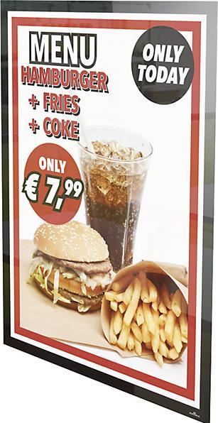 Image du produit Durable Cadre info DURAFRAME® POSTER, autocollant, pour format A1, noir, lot de 2.