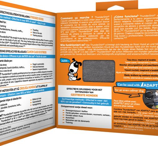 Valeurs nutritives et ingrédients Tommi CZ ThunderShirt - Chemise de compression M - (972892) (11, 12, 13, 14, Manteau pour chien)