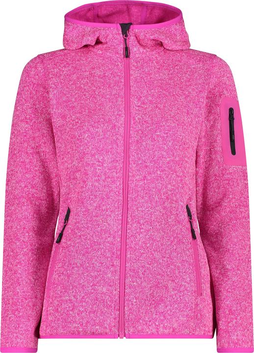 Actual product image CMP Campagnolo Women's Jacket Fix Hood Jacquard Knitted 3H19826 (44)