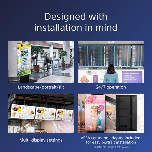Actual product image Sony FW-65BZ40L (3840 x 2160 Pixels, 65")