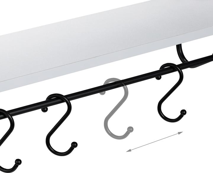 Actual product image Relaxdays Wall shelf (45 x 14.5 x 50 cm)
