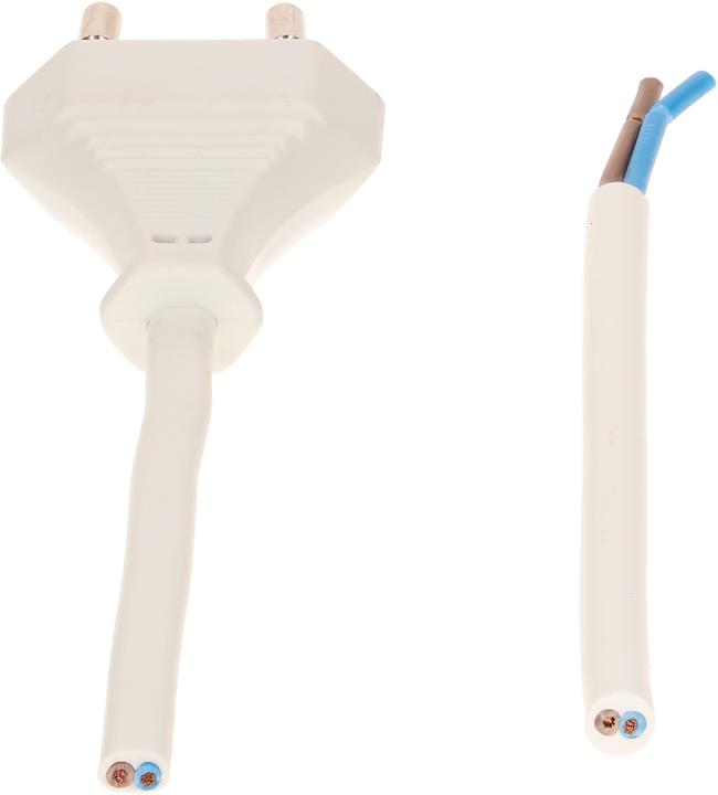 Actual product image Max Hauri TDLF power cable H03VVH2-F2X0.75 3m white (3 m)