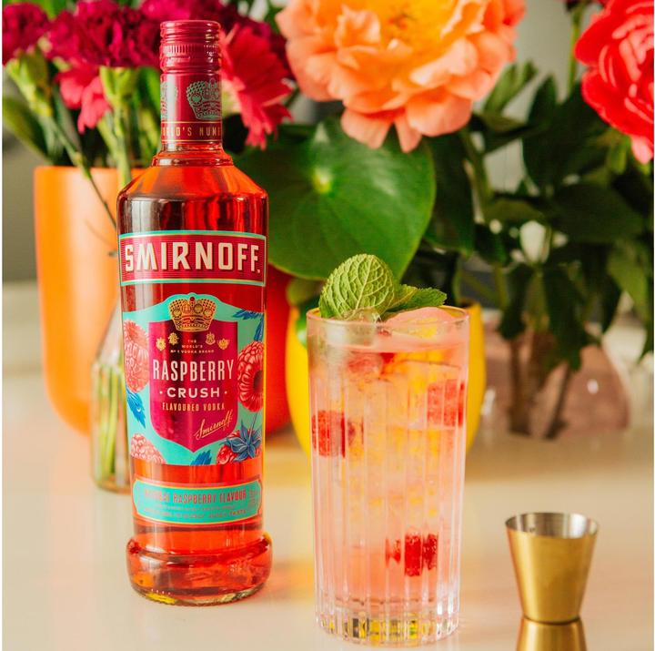 Actual product image Smirnoff Vodka Raspberry Crush 0.7 l (1 x 70 cl)