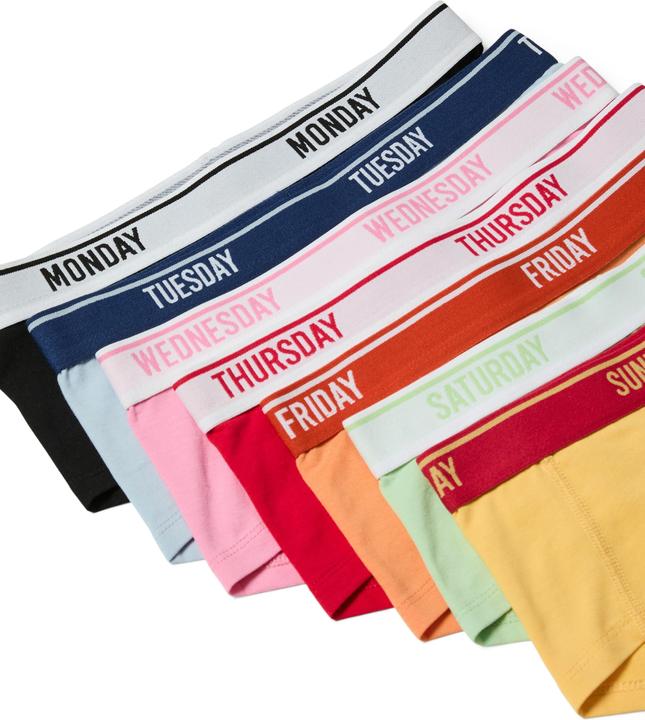 Immagine prodotto Pieces PCLOGO LADY 7er-Pack Unterwäsche (XL, Confezione da 7)