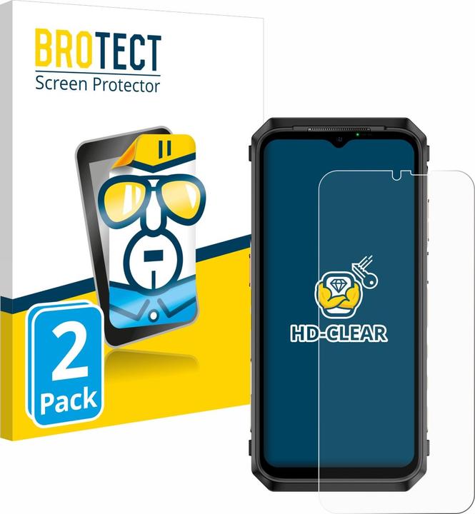 Produktbild BROTECT Schutzfolie Displayschutz Displayschutzfolie Folie Klar Transparent (2 Stück, Ulefone Power Armor 18T)
