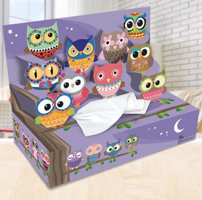 Produktbild Roost Taschentuch Box 1376005 Eulen