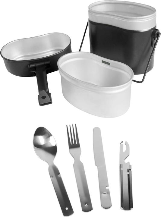 Produktbild Normani BW Camping Geschirr-Set Kochgeschirr und BW-Besteck