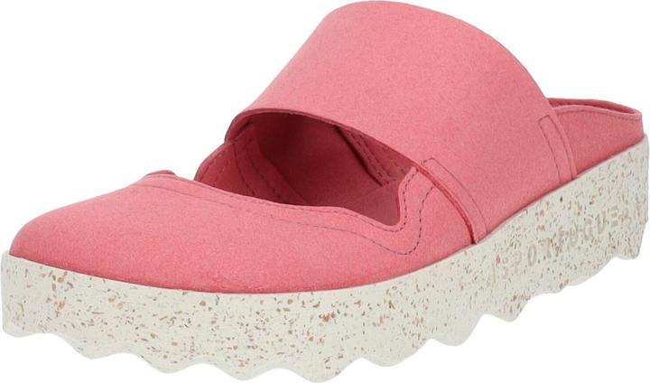 Asportuguesas Diese Pantolette von kommt aus wertigem Leder daher und schmiegt sich damit angenehm u