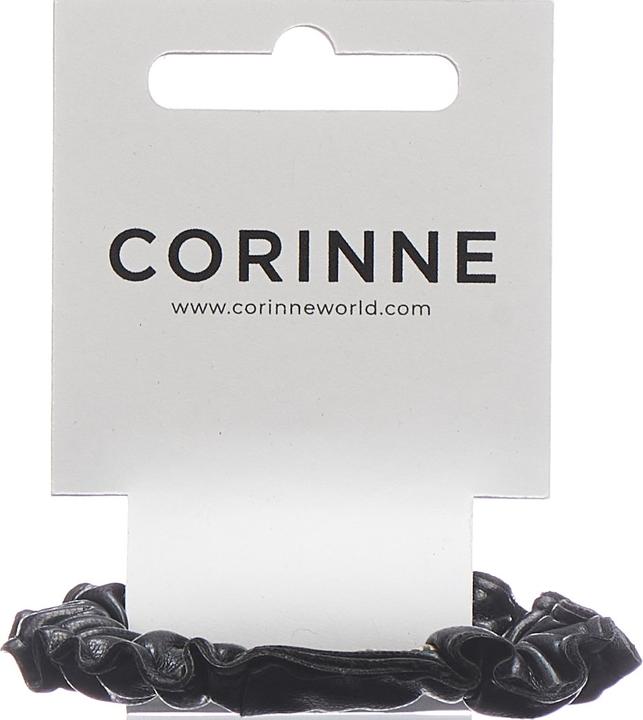 Produktbild Corinne Haargummi vegan Scrunchie narrow black