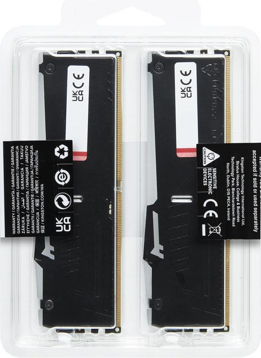 Immagine prodotto Kingston 64GB DDR5 6000MT/S CL30 DIMM (2 x 32GB, 6000 MHz, RAM DDR5, DIMM)