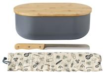 Actual product image Pebbly 4-in-1 bread box 4-pcs, 36 x 20 x 13 cm