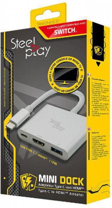 Actual product image Steelplay Add-On Mini Dock Switch (HDMI, USB 3.0, USB-C, 5.20 cm)