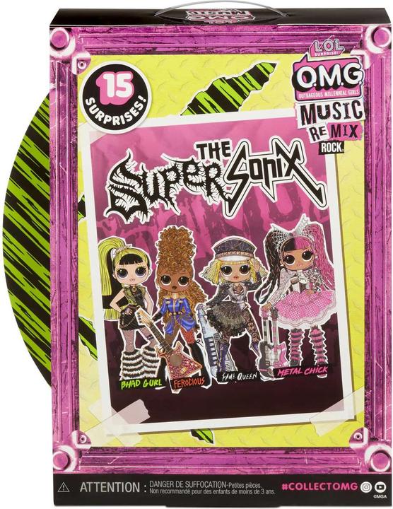 Image du produit L.O.L. Surprise! OMG Remix Rock Bhad Gurl avec batterie