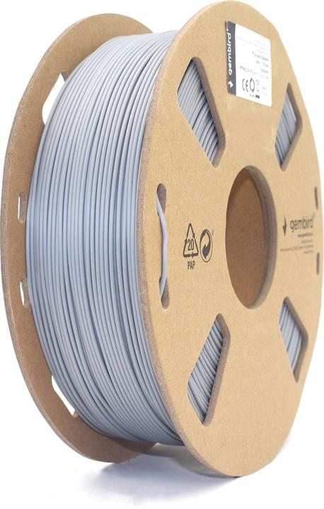 Actual product image Gembird Filament cassette PLA narrow spool (PLA, 1.75 mm, 1000 g, Grey)