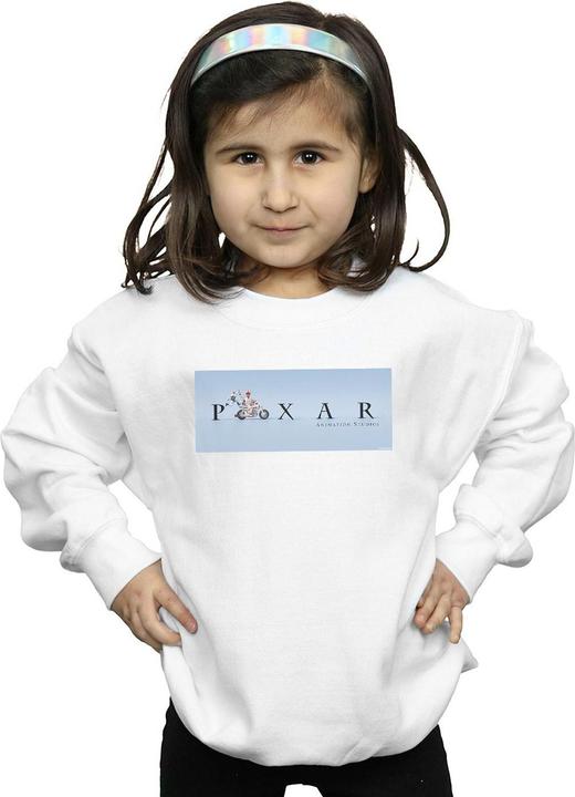 Actual product image Disney Girls Toy Story 4 Duke Caboom Pixar Studios Logo Sweatshirt (152, 158)