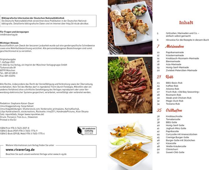 Produktbild Sossen, Dips und Marinaden zum Grillen (Deutsch, Veronika Pichl, 2022)