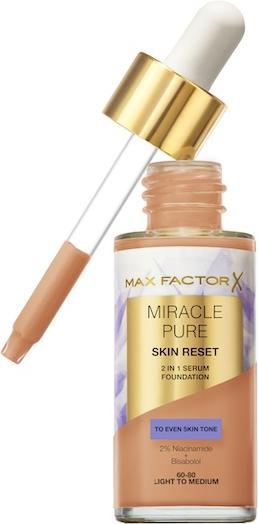 Produktbild Max Factor Miracle Pure Skin Reset 2in1 Serum Foundation - Makeup 30 ml 60-80 Light To Medium