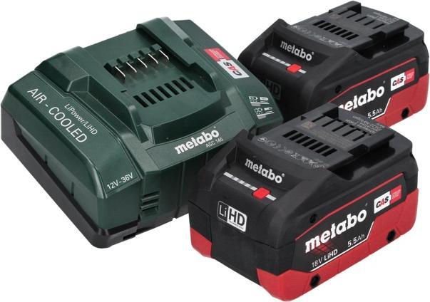 Actual product image Metabo AS 18 L PC Compact cordless vacuum cleaner 18 V 6 l IPX4 dust class L wet and dry + 2x battery 5.5 (Wet dry vacuum cleaner)