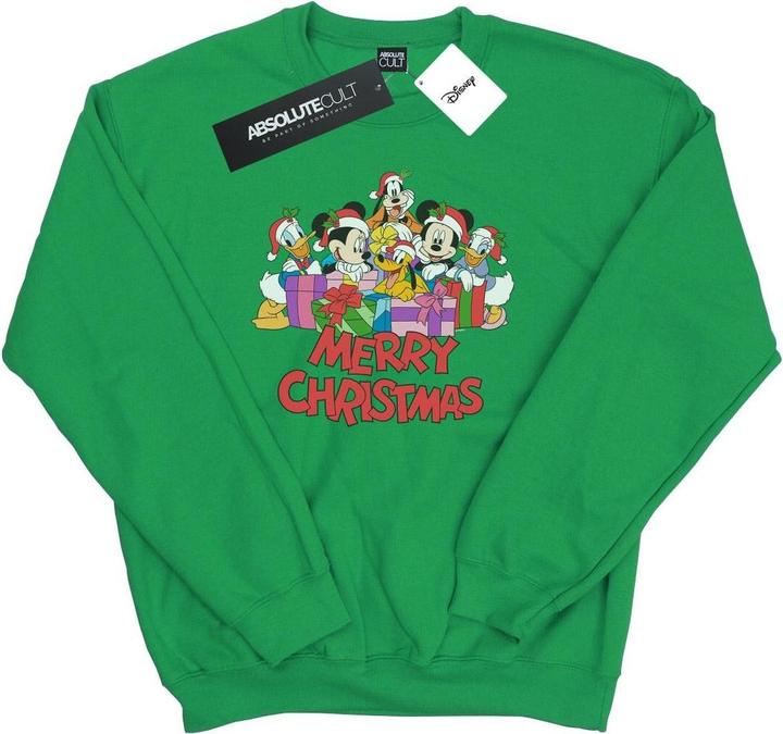 Actual product image Disney Mens Mickey Mouse And Friends Christmas Sweatshirt (M)