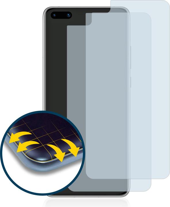 Produktbild BROTECT Full-Cover Displayschutz (2 Stück, Huawei P40)